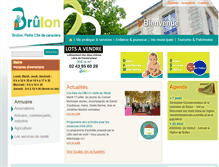 Tablet Screenshot of mairie-brulon.fr